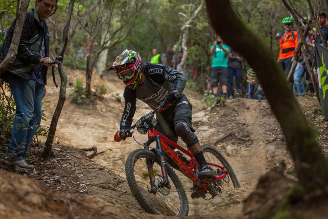 Races down the stage 4 during the first stop of the European Enduro Series in Punta Ala, Italy, on April 26, 2015. Free image for editorial usage only: Photo by Antonio López Ordóñez.