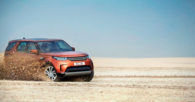 Land Rover Discovery in action