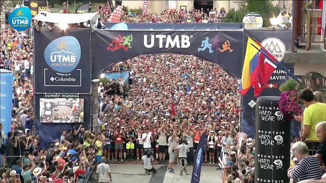 L'emozionante partenza dell'UTMB 2016