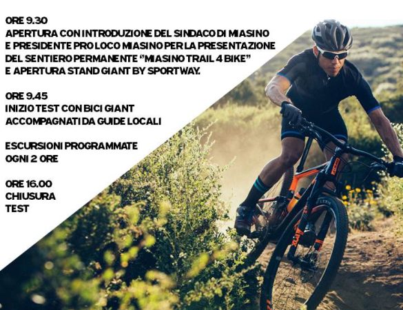 Bike test Giant dedicato al cross country a Miasino, sul Lago d'Orta