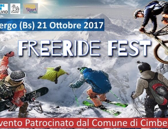 Freeride Fest, evento benefico in programma il 21 e 22 ottobre a Cimbergo (BS)