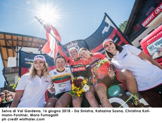 Hero Sudtirol Dolomites 2018 - podio femminile