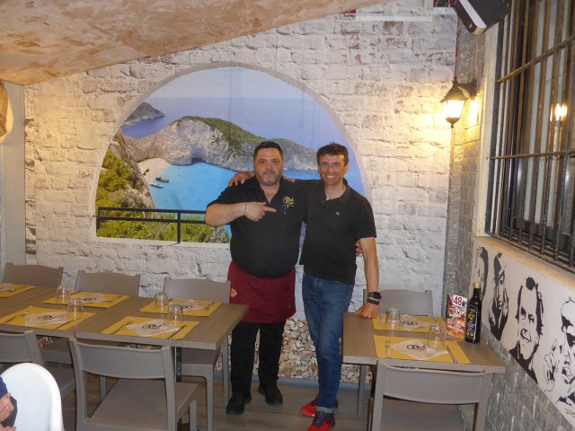 Insieme a Domenico, co-titolare di Pat Pizza, tra le migliori pizze di tutta la Liguria