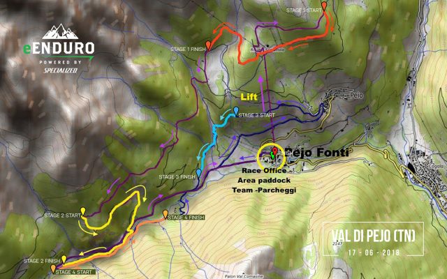 e-Enduro Val di Pejo - mappa