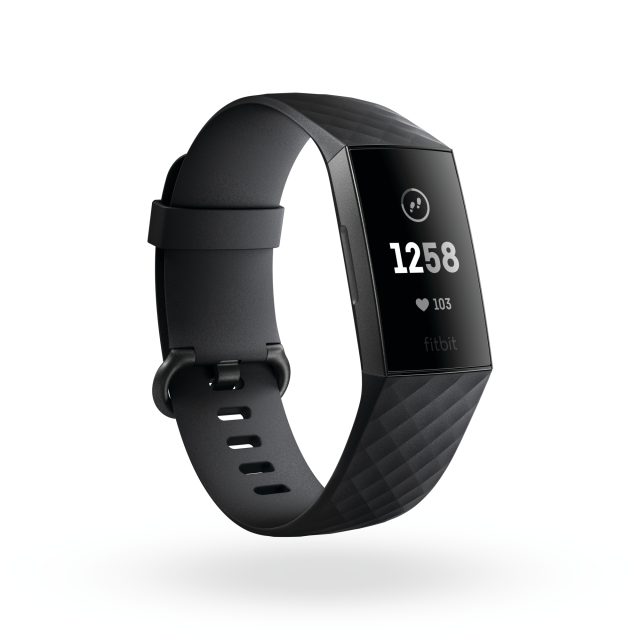Il nuovo Fitbit Charge 3 nella versione sempre apprezzata all black