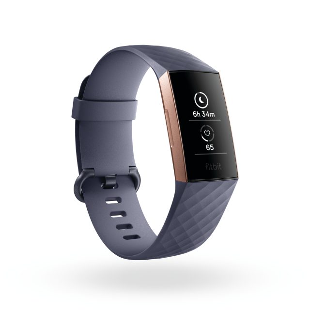 Il Fitbit Charge 3 in modalità monitoraggio del sonno