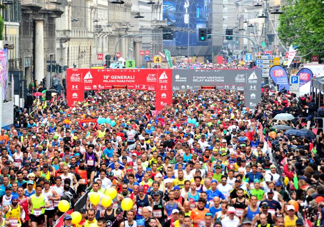7.623 runner iscritti alla maratona e 3.691 squadre registrate alla Relay Marathon.