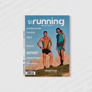 La cover di 4Running #4 con gli atleti La Sportiva Michele Graglia e Anton Krupicka protagonisti. Foto Dino Bonelli