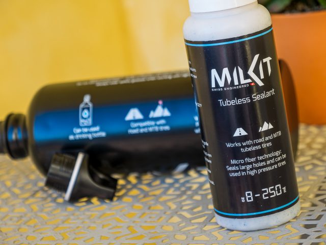Compatibilità assicurata per Road e MTB, grazie alla particolare formula, per il liquido sigillante Milkit
