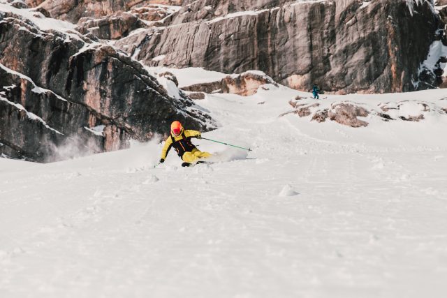 andrea cattarossi cortina freeride climb 