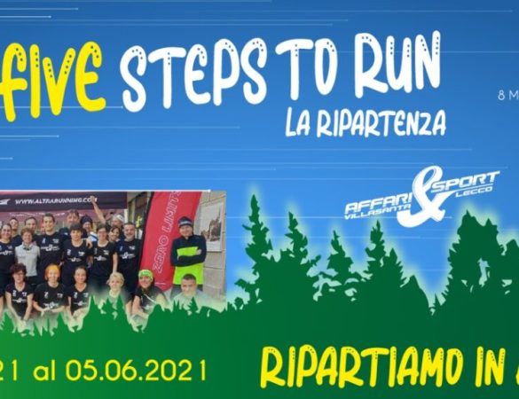 Mino Passoni riparte da Affari&Sport con 5 Five Steps To Run