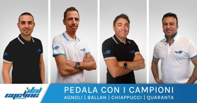 ital cycling promotion pedala con i campioni