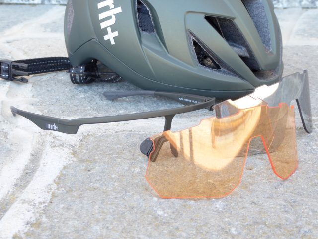 rh+ il casco 3in1 e gli occhiali Klyma