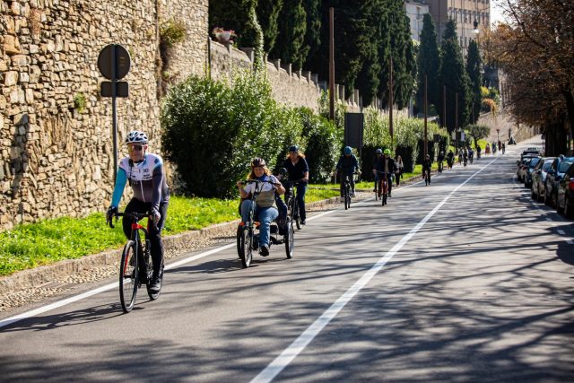 BikeUp Bergamo 2021 report - tour Bergamo Alta