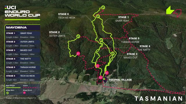 UCI MTB World Cup Enduro 2023 - Madeyna preview - mappa