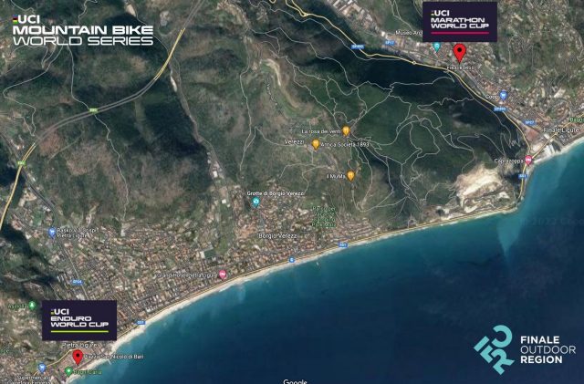 Finale Ligure MTB World Cup 2023 preview - mappa