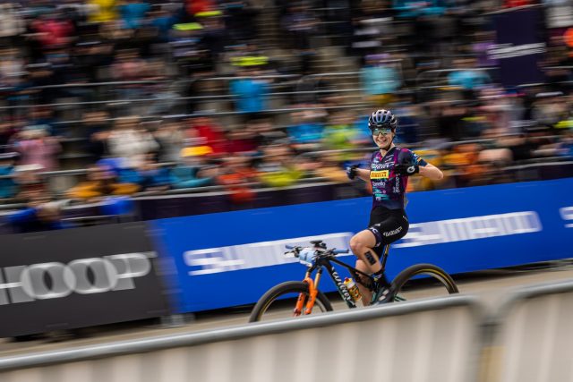 UCI MTB World Cup XCO Under 23 Women Nove Mesto - traguardo