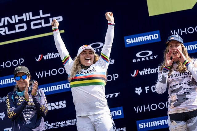 World Cup DH Leogang 2023 - Vali Holl podio