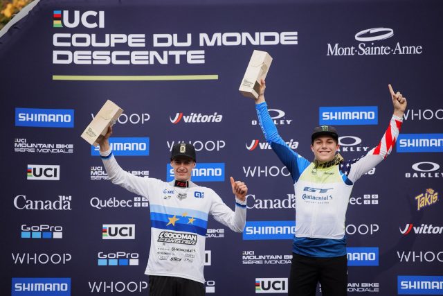 dh mont-sainte anne 2023 - podio junior men