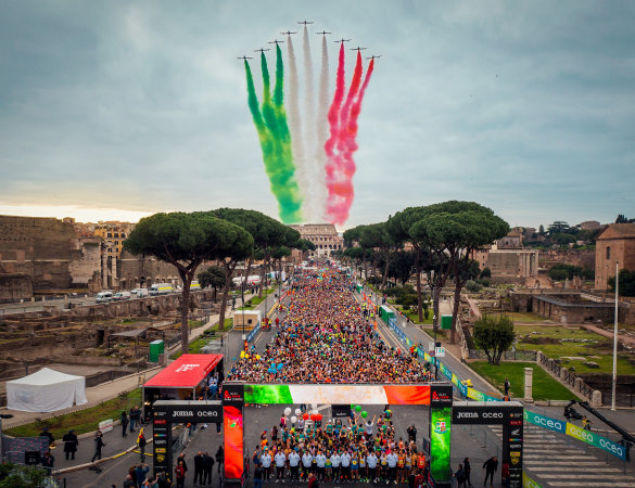 Run Rome The Marathon partenza