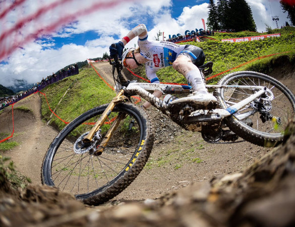 xco world cup les gets 2024 - puck pieterse