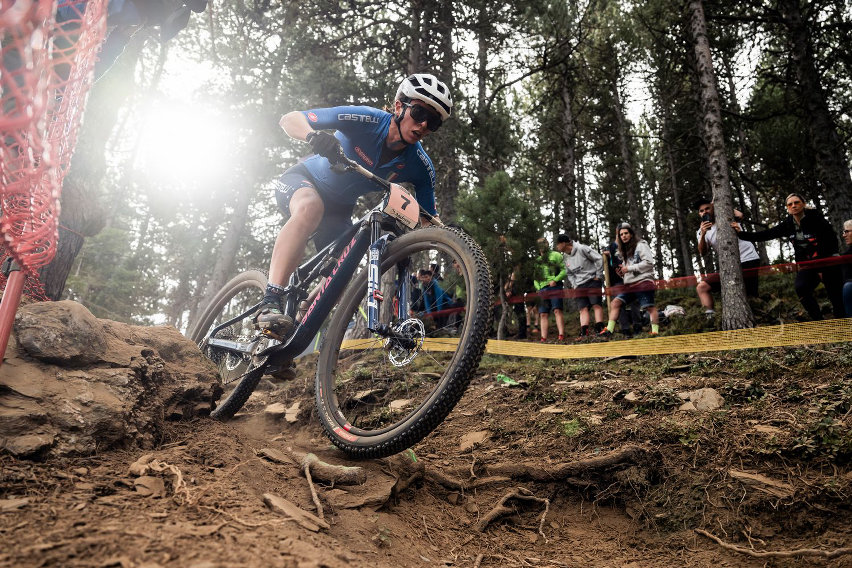 campionati mondiali mtb 2024 - berta - xco elite women - action