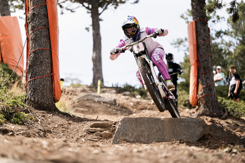 campionati mondiali mtb 2024 - holl dh elite women - action