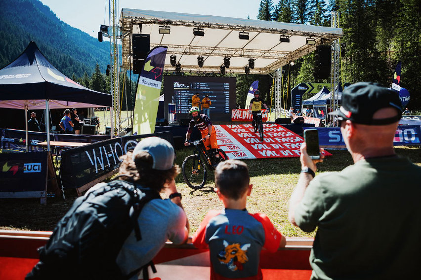 mondiali uci enduro val di fassa 2024 - partenza