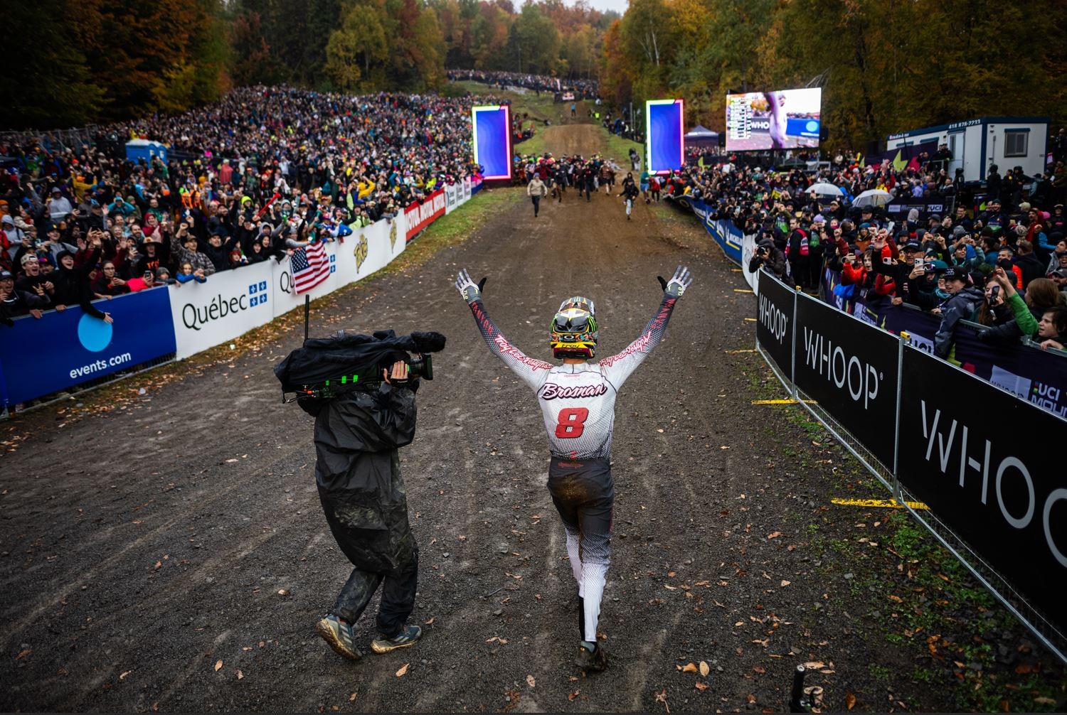 dh world cup mont-sainte anne 2024 - brosnan arrivo