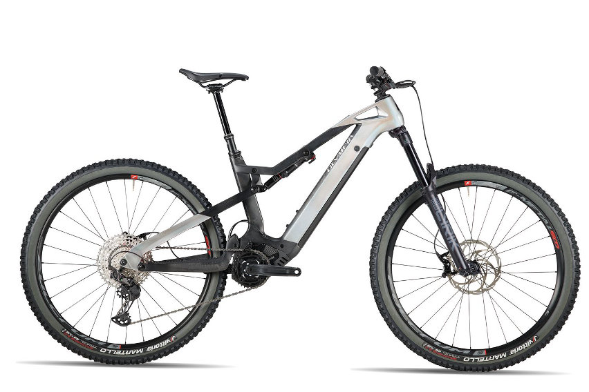 olympia nitro - emtb con motore polini - Silver Cangiante / Carbonio