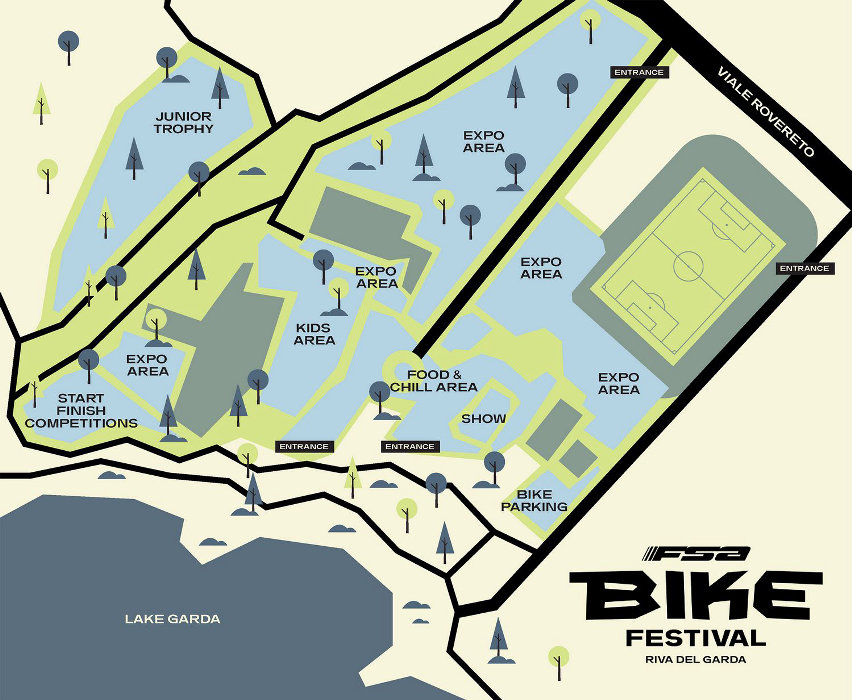 bike festival riva del garda 2025 nuova area expo - mappa