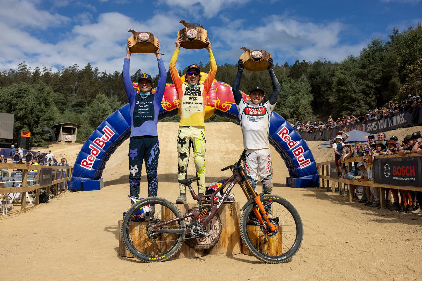 red bull hardline tasmania 2025 - podio maschile