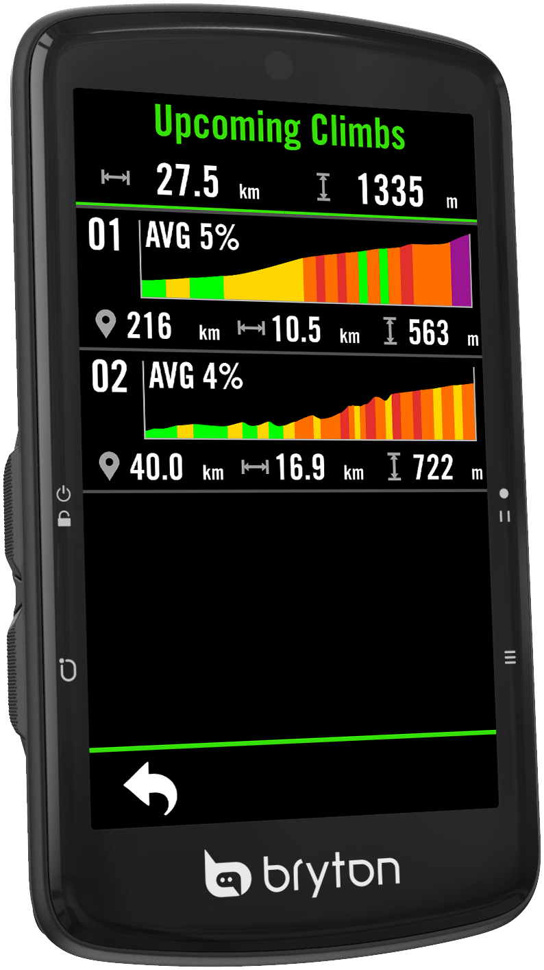 Bryton Rider S810 - ciclocomputer gps - 11