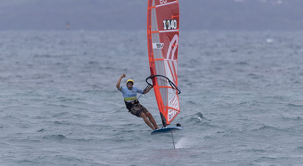 PWA Guadeloupe, Matteo Iachino on fire