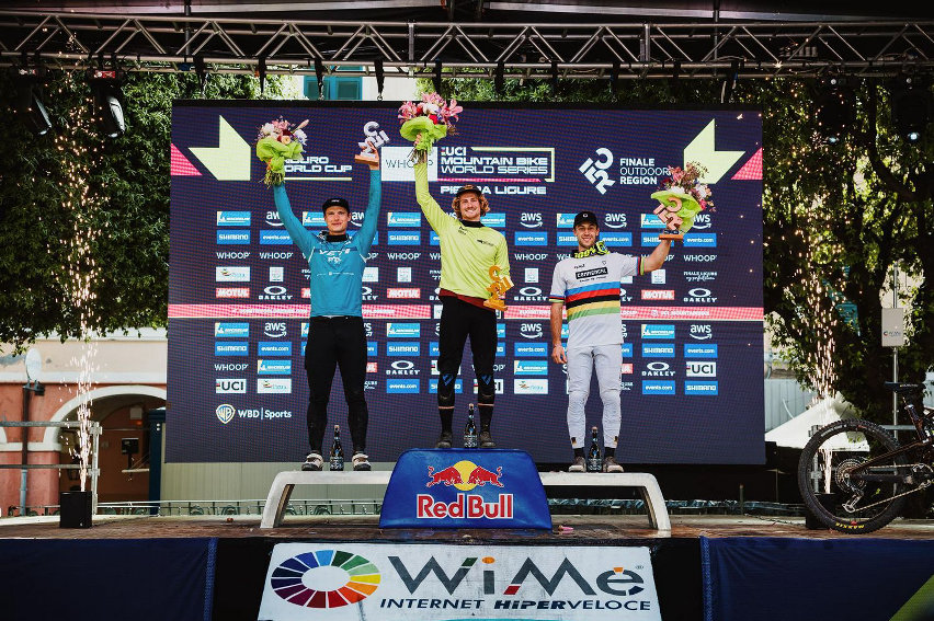 enduro world cup 2025 pietra ligure - podio elite men