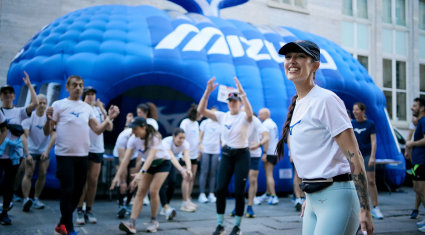Mizuno corre a Torino