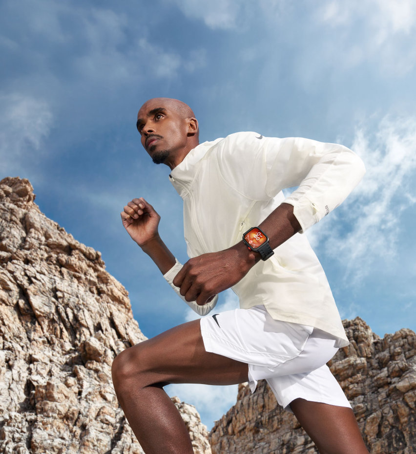 Sir Mo Farah, testimonial d'eccezione del nuovo Huawei Watch Fit 4 e Fit 4 Pro.
