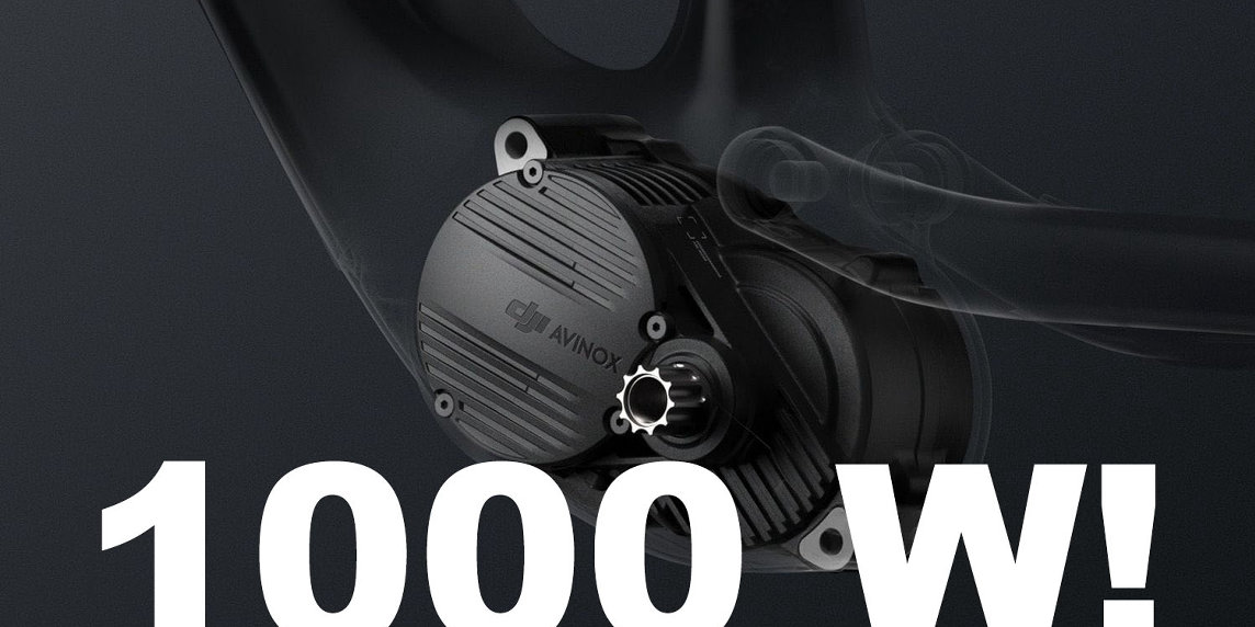 DJI spinge il motore Avinox a 1000 W