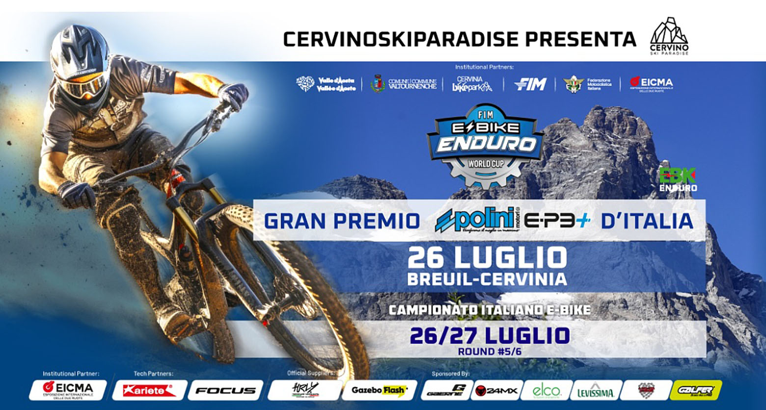 gran premio polini d'italia FIM Ebike Enduro World Cup Cervinia - cover nuova