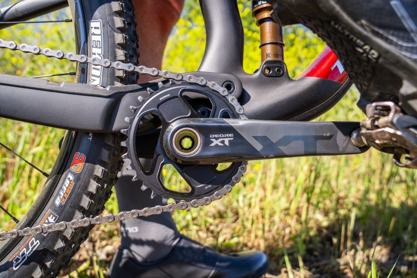 shimano xt m8200 di2 - trasmissione mtb wireless - guarnitura