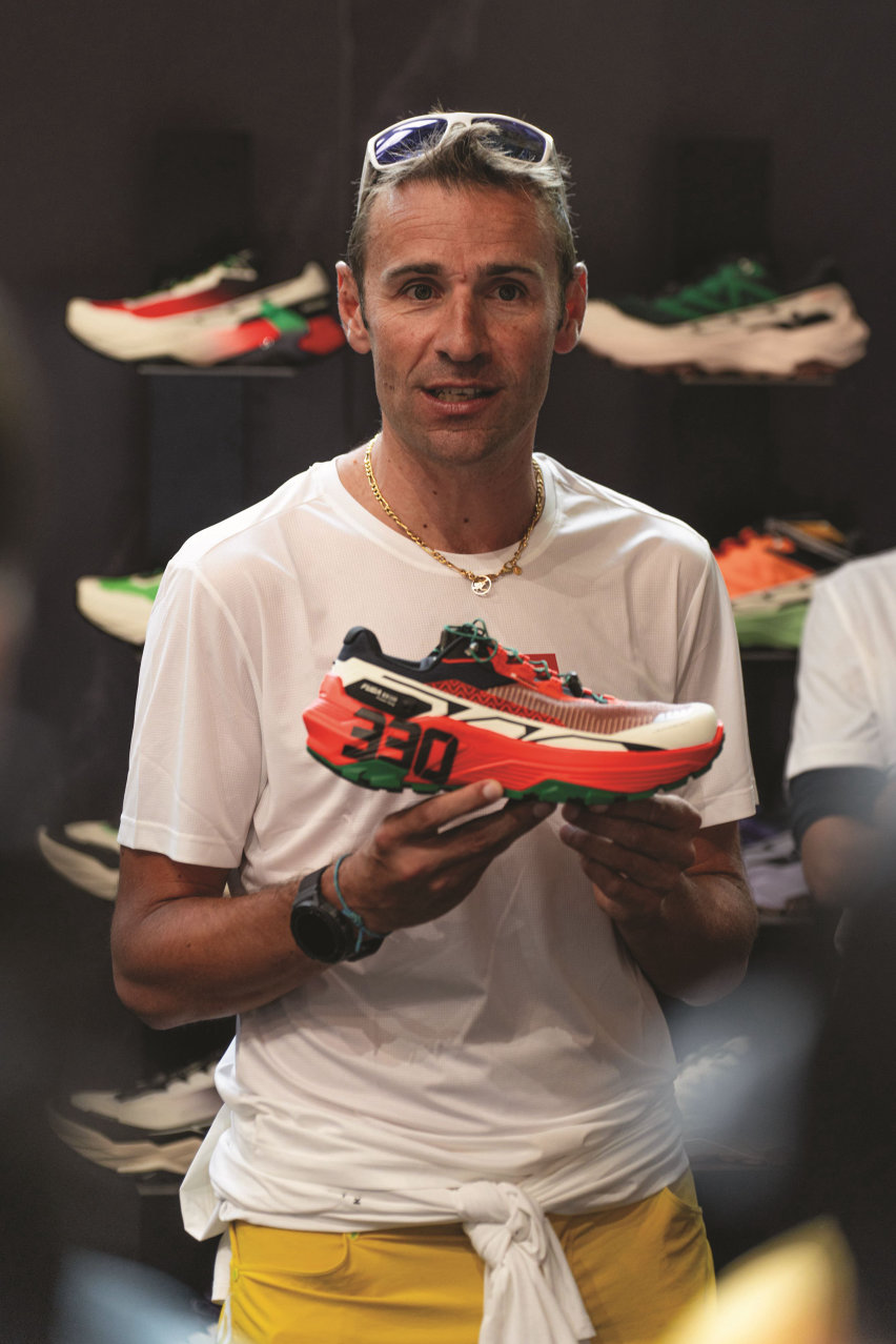 Nella foto Franco Collé, grande protagonista del TorX e tra i principlai sviluppatori delle nuovE EX 330 e EX Pro