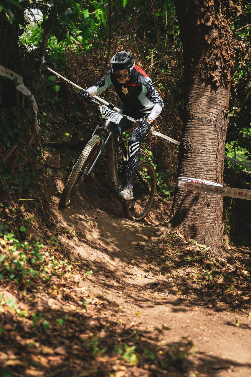 trek rail+ 9.8 gx axs - test con Bosch CX 100 Nm - action 08 - Castino