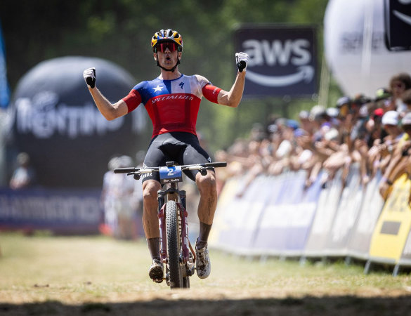world cup xco val di sole - martin vidaurre