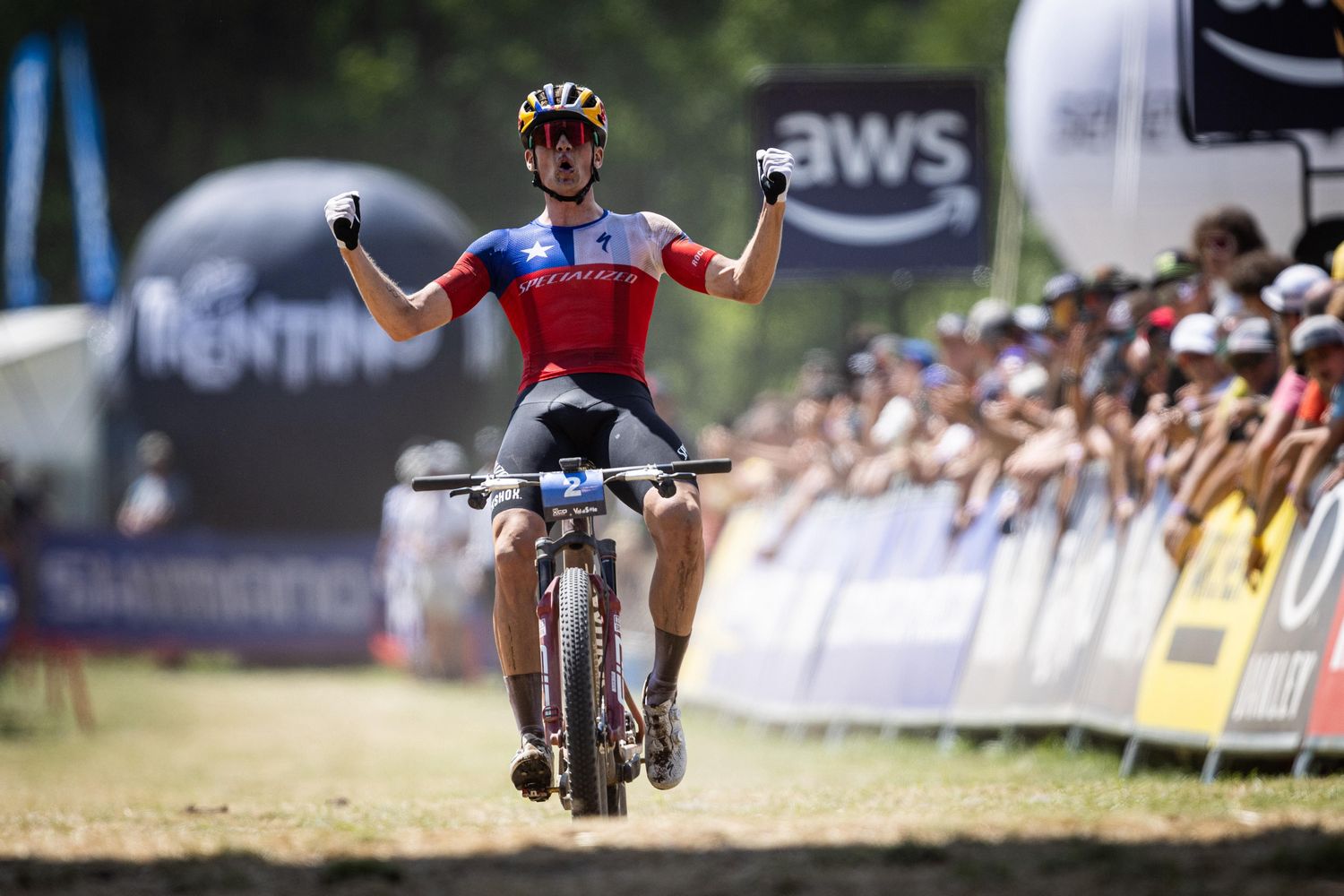 world cup xco val di sole - martin vidaurre