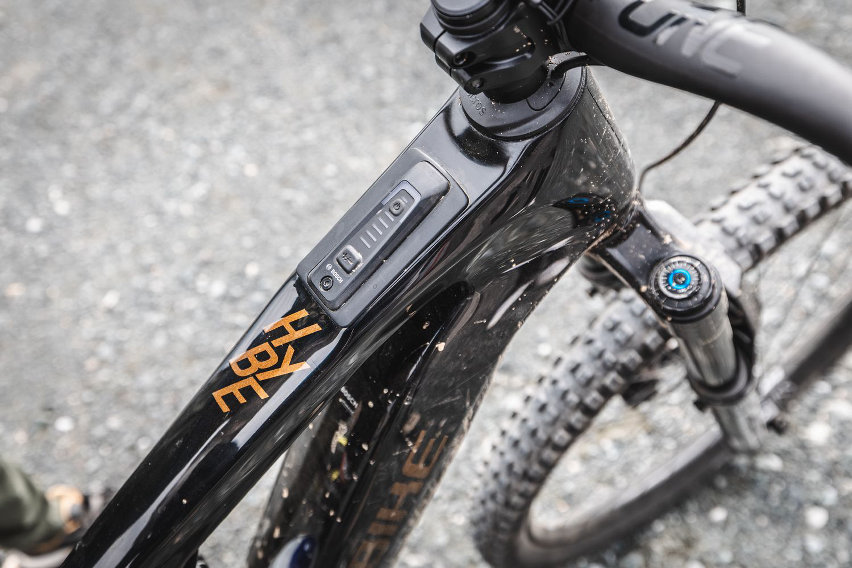tom ohler - record davos-klosters - haibike hybe top tube