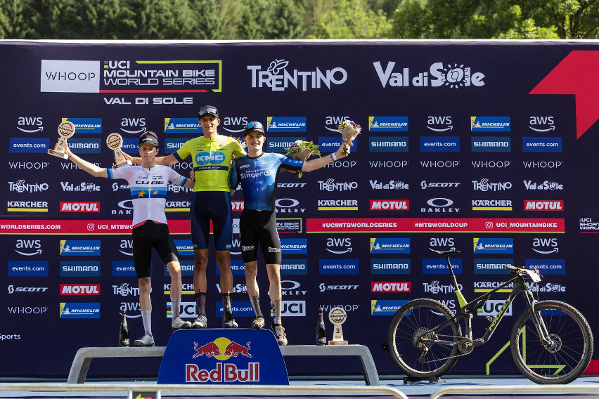world cup xco val di sole - podio u23 men