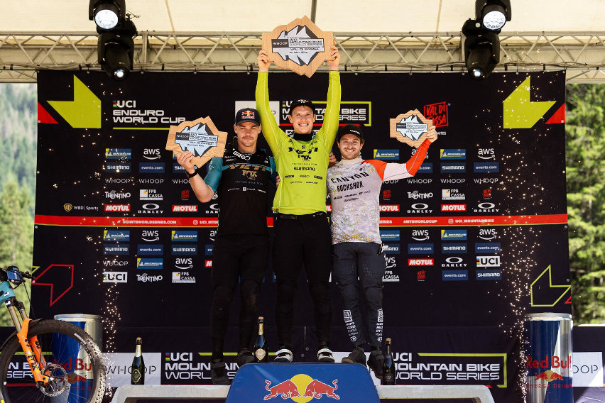 enduro world cup 2025 val di fassa report - podio maschile