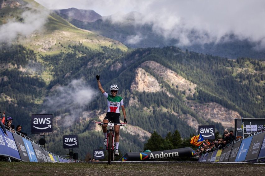 world cup xco andorra 2025 - valentina corvi arrivo