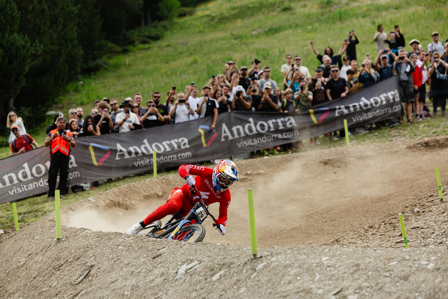 world cup dh andorra 2025 - loic bruni action 01