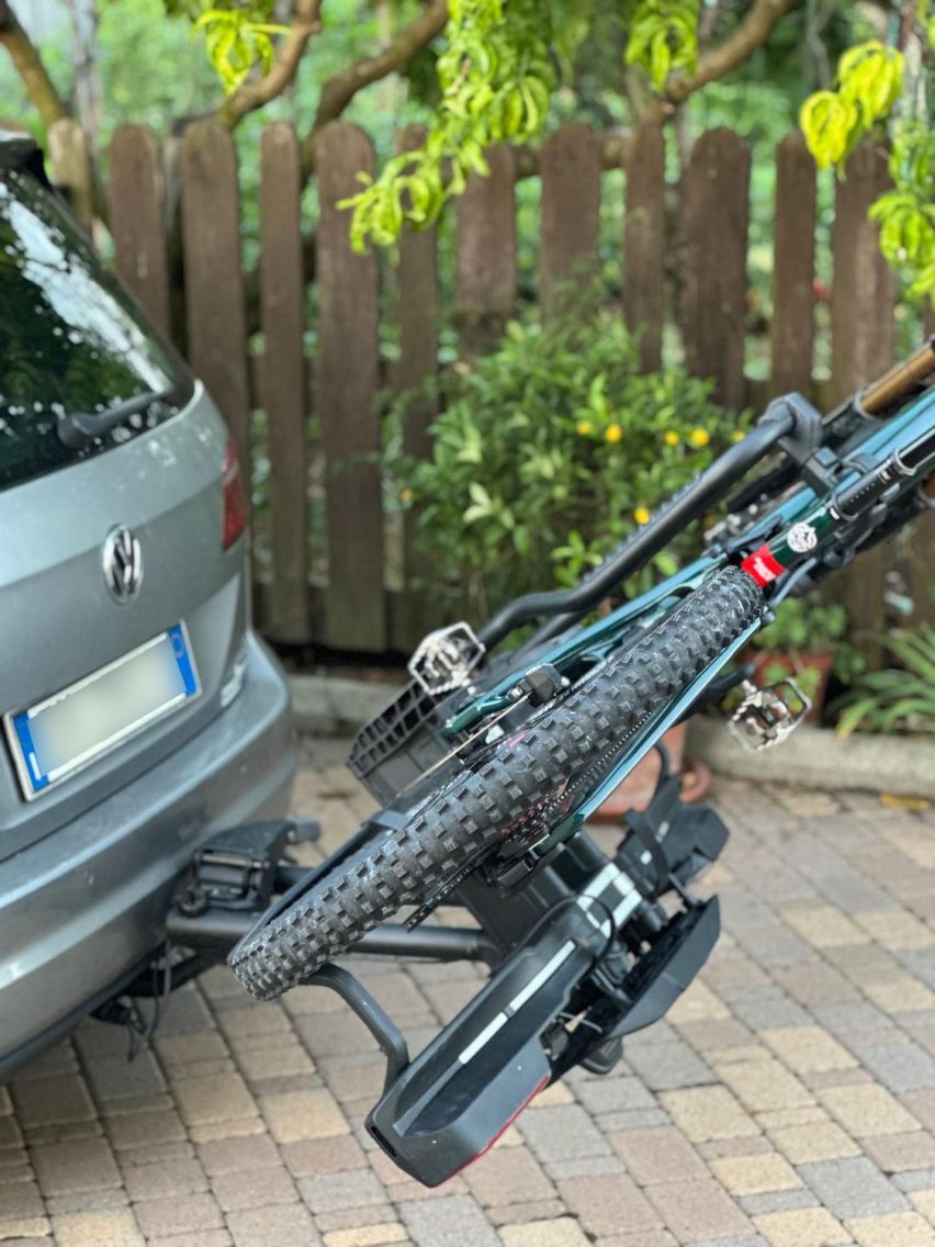 thule easyfold 3 portabici gancio traino - 01